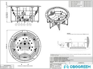 Ванна Aquavia Spa Round 2 (white)