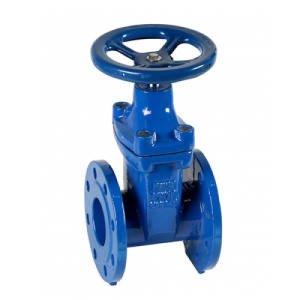 Задвижка чугунная GENEBRE 2102 - Ду125 (ф/ф, PN16, Tmax 80°C, ручка-штурвал)