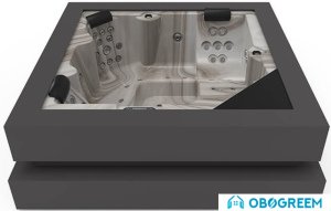 Ванна Aquavia Spa Cube Ergo (sand/graphite)