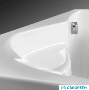 Ванна Poolspa Nicole 150x90 R Titanium PHANU10STTC0000