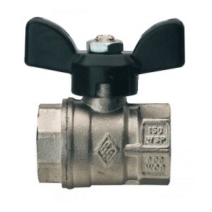 Кран шаровой RB (Rubinetterie Bresciane) UNI-SFER 1520 3/4 BB бабочка