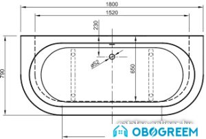 Ванна Roca Eternity 180x80 [24T275000]