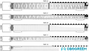 Стальной панельный радиатор Uterm Compact Тип 22 300x1700