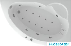 Ванна Aquatek Аякс 2 170x110 без гидромассажа (левая)