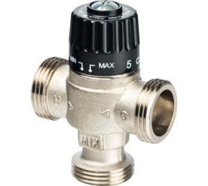 SVM-0025-236525 STOUT Трехходовой смесительный клапан для систем отопления и ГВС 1