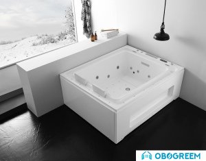 Ванна Gemy G9268 K 185x150 (с гидромассажем)