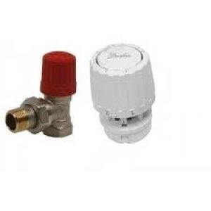 Комплект клапана Danfoss RTR-K/RTR 7090 - Ду15,1/2 уплотнительной втулкой (для двухтрубной системы отопления) 013G2169