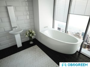 Ванна Aquatek Дива 170x90 (с ножками, правая)
