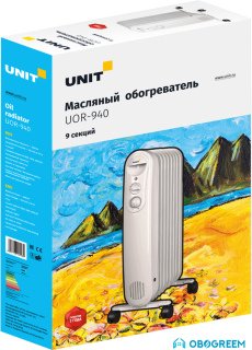 Масляный радиатор UNIT UOR-940