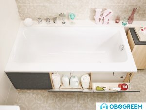 Ванна Cersanit Smart 170x80 R (с ножками) S301-116