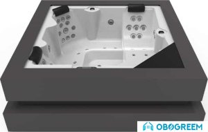 Ванна Aquavia Spa Cube Ergo (white/graphite)