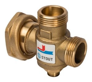 SVM-0050-327007 STOUT Трехходовой смесительный клапан G 1