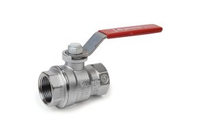 Кран шаровой латунь хром R850 Ду 32 Ру28 ВР полнопроходной рычаг Giacomini R850X026