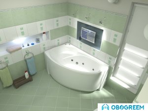 Ванна BAS Флорида 160x88
