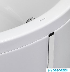 Ванна Poolspa Atlantyda 160x160 Titanium PHRD310STTC0000