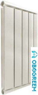 Алюминиевый радиатор Silver S 1000 (6 секций, молочный)