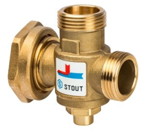 SVM-0050-326005 STOUT Трехходовой смесительный клапан G 1