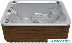 Ванна Aquavia Spa Touch (silver/walnut woodermax)