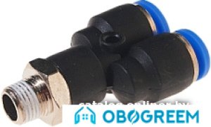 Фитинг RockForce Фитинг Y-образный для пласт. труб 8 мм 1/8