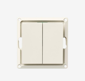 Радиовыключатель HiTE PRO BASE-2F с фиксацией клавиши (белый, бежевый, графит, карбон)