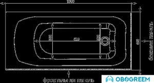 Ванна Aquanet Roma 150x70