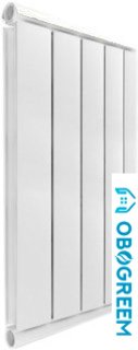 Алюминиевый радиатор Silver 750 (12 секций, белый)