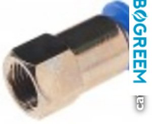 Фитинг RockForce Фитинг для пласт. трубок 6 мм с внут. резьбой 1/4 RF-SPCF06-02