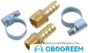 Фитинг RockForce Штуцер пневмат нар рез 1/2" елочка 12 мм RF-MH08/08