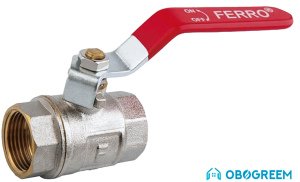 Фитинг Ferro Шаровой кран Normal 3/4 ВР-ВР рычаг