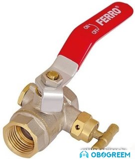 Запорная арматура Ferro Шаровой кран воздухоотводчик ручной 1/2” KPM1