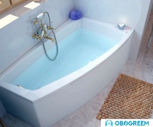 Ванна Cersanit Lorena 150x90R (с ножками) S301-083