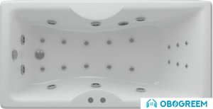 Ванна Aquatek Феникс 150x75 (фронтальный экран, излив слева)