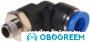 Фитинг RockForce Фитинг угловой для пласт. труб 10 мм 1/8" RF-SPL10-01