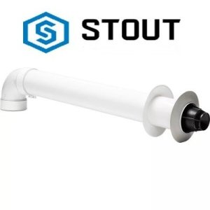 Коаксиальный дымоход STOUT DN60/100
