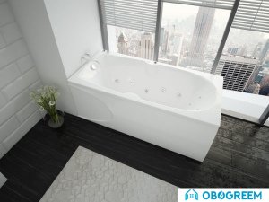 Ванна Aquatek Европа 180x80 R (с экраном)